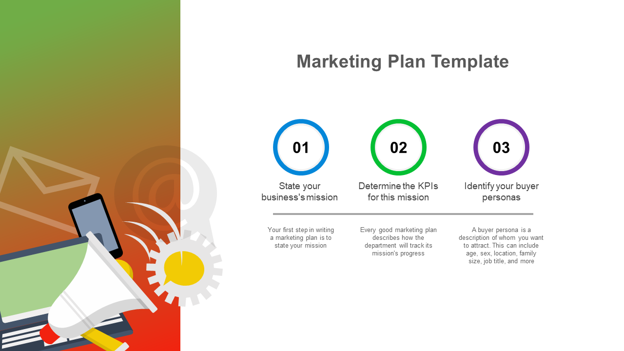 Stunning Marketing Plan Template Presentation Design